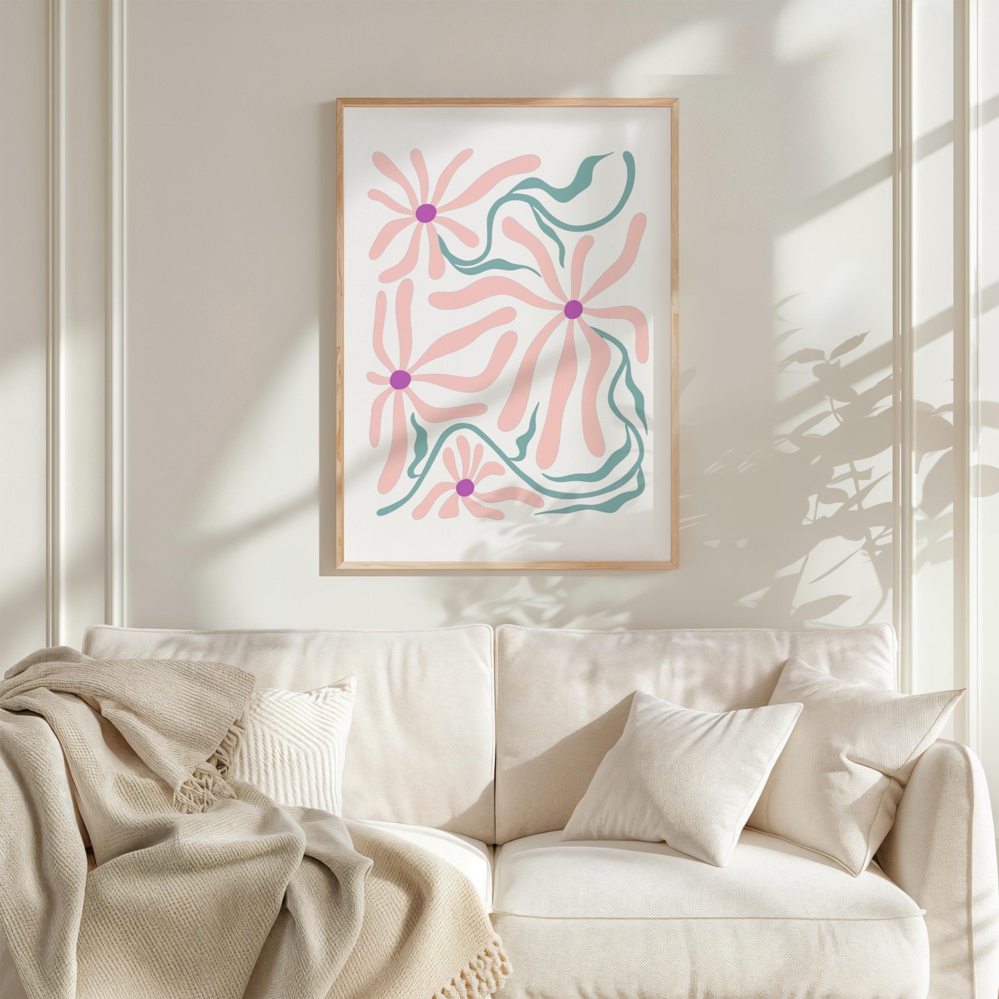 Abstract Flower Poster - Poster - Flower Poster