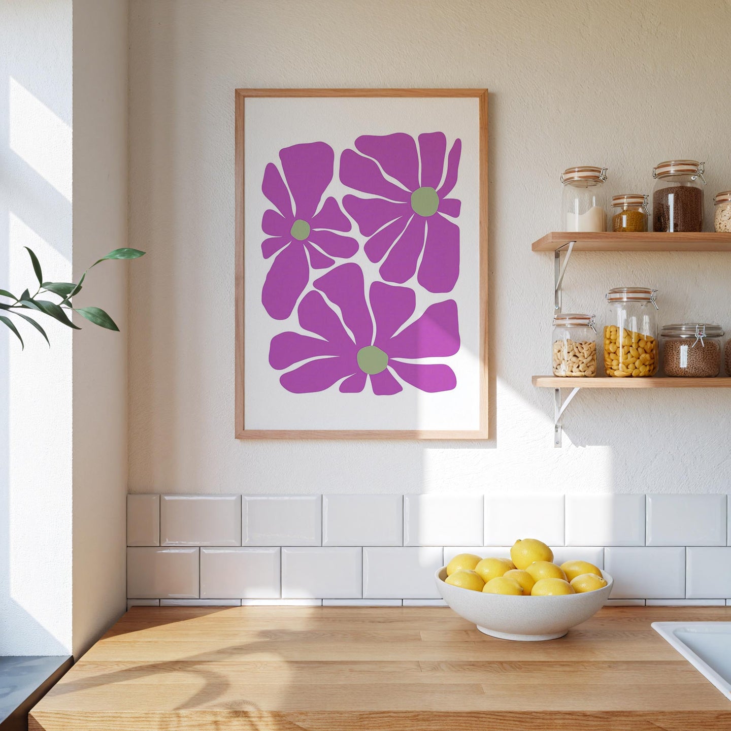 Abstract Flower Poster - Poster - Flower Poster