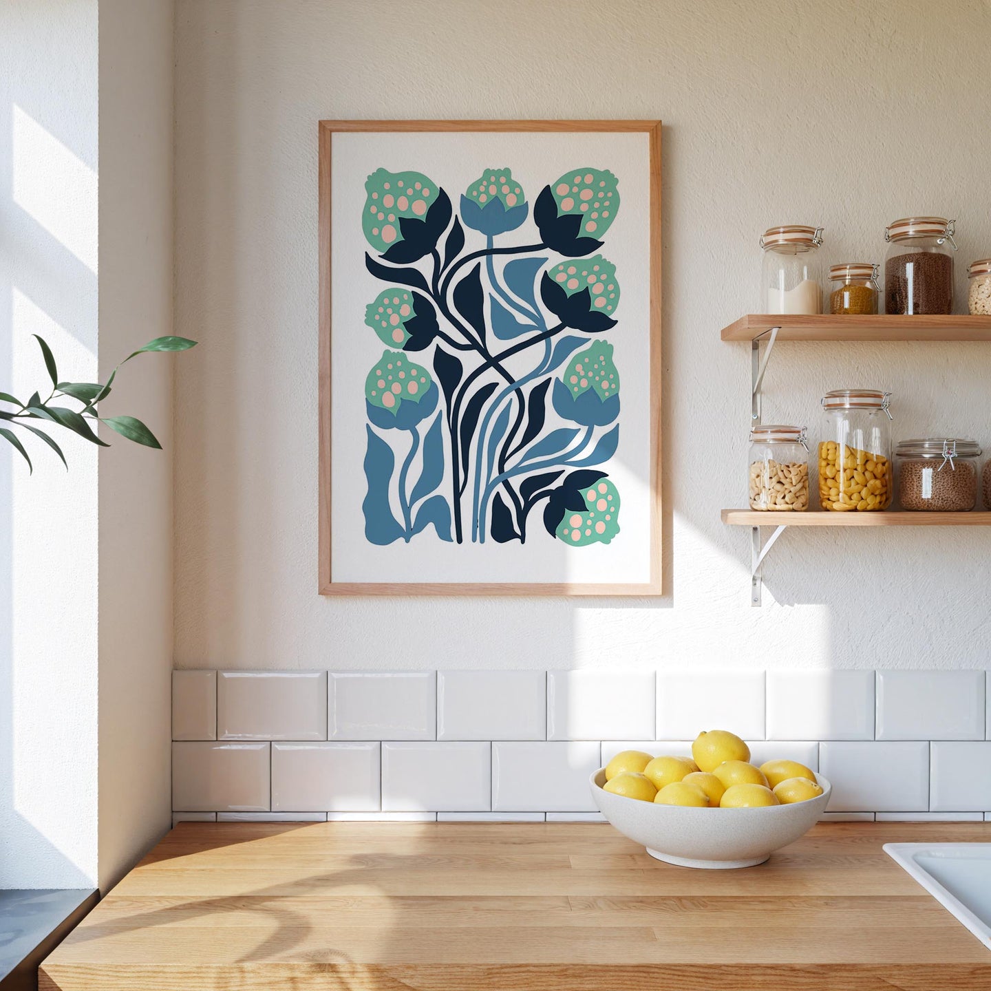 Abstract Flower Poster - Poster - Flower Poster