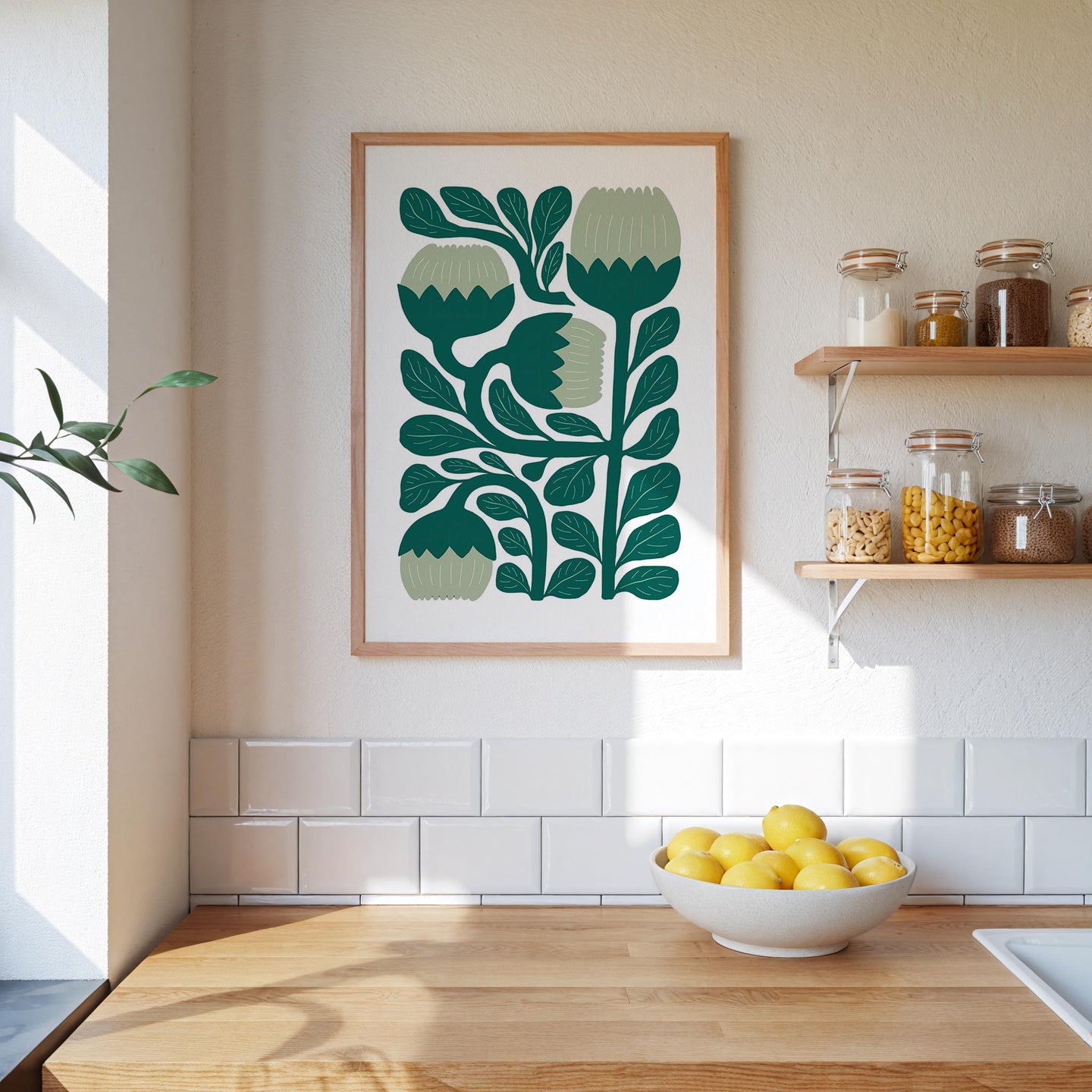 Abstract Flower Poster - Poster - Flower Poster