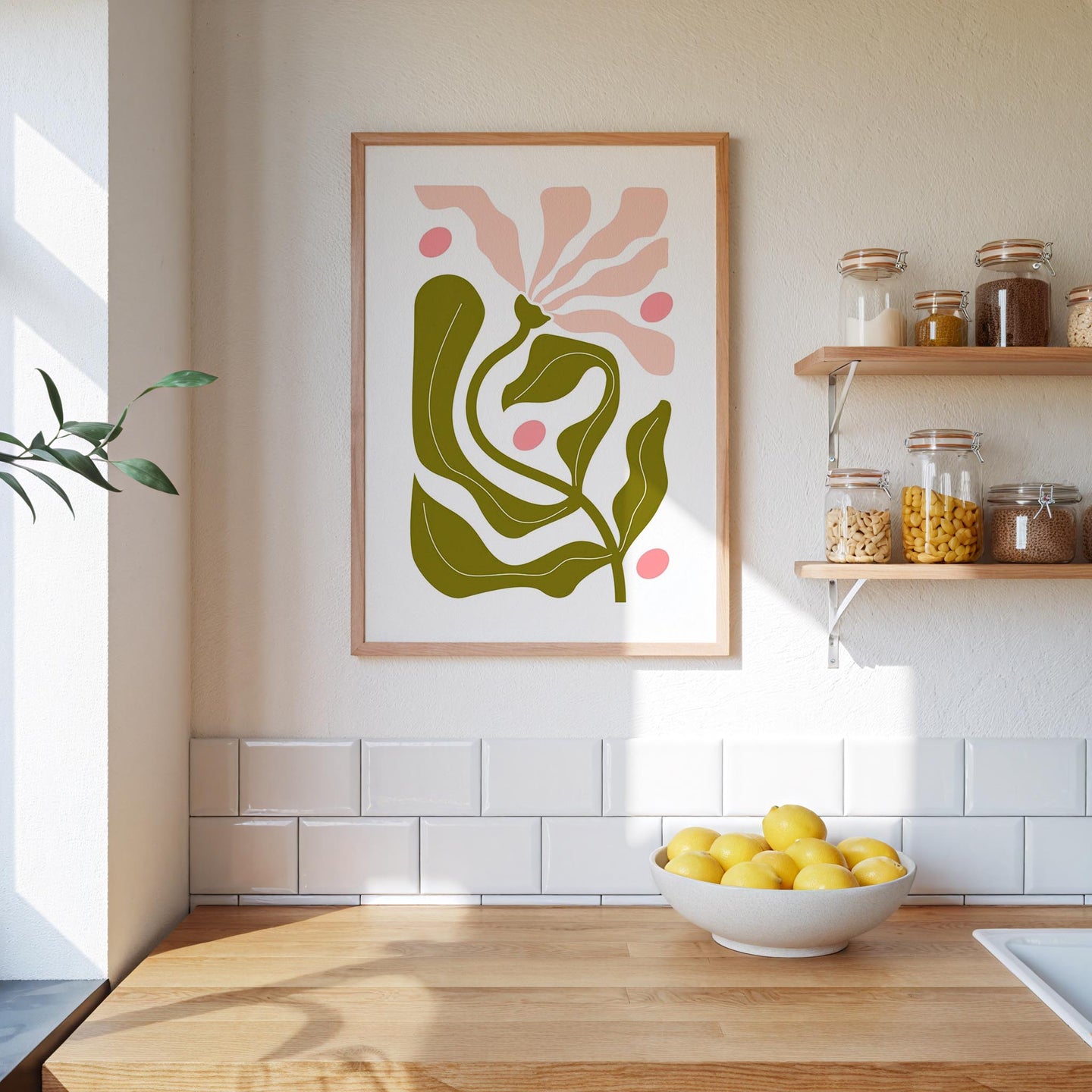 Abstract Flower Poster - Poster - Flower Poster