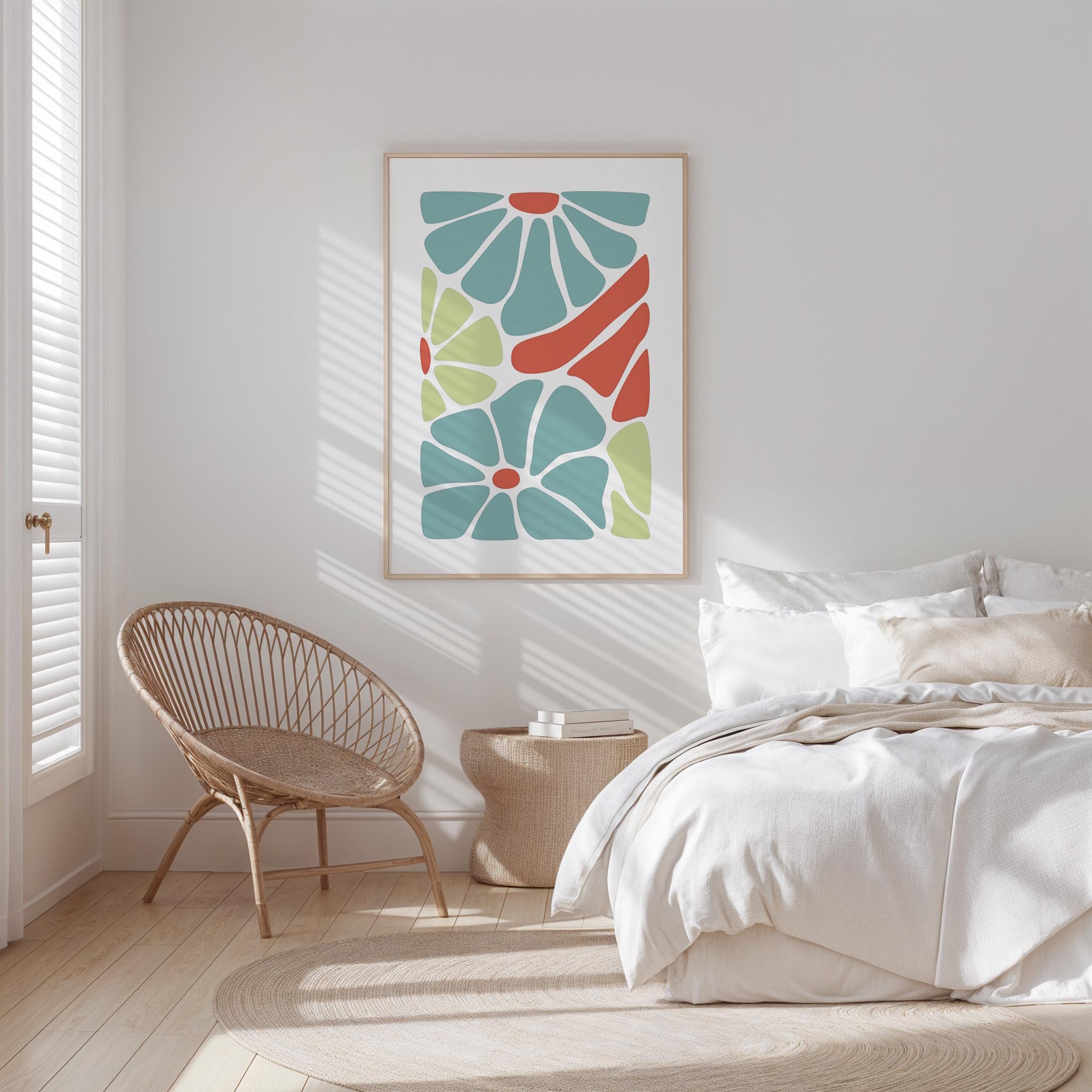 Abstract Flower Poster - Poster - Flower Poster