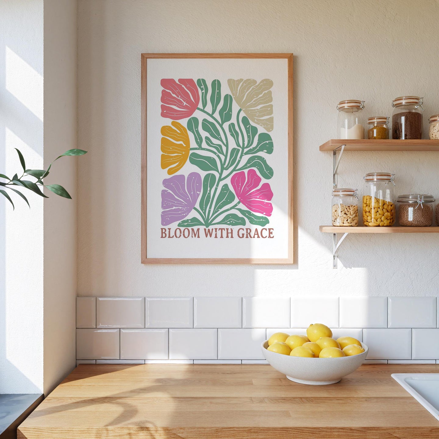 Abstract Flower Poster - Poster - Flower Poster