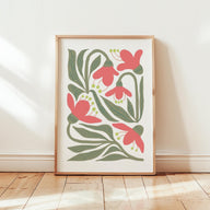 Abstract Flower Poster - Poster - Flower Poster