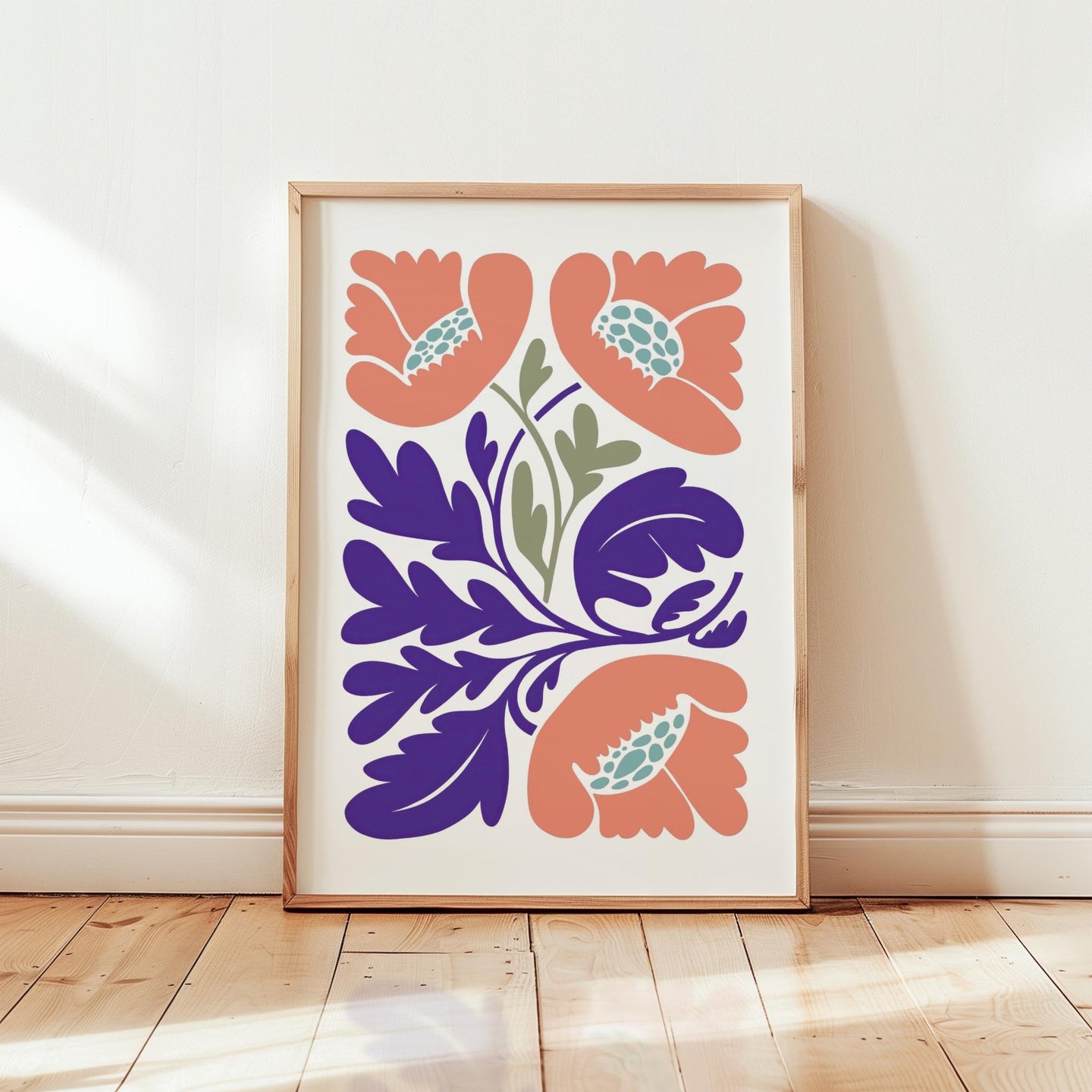 Abstract Flower Poster - Poster - Flower Poster