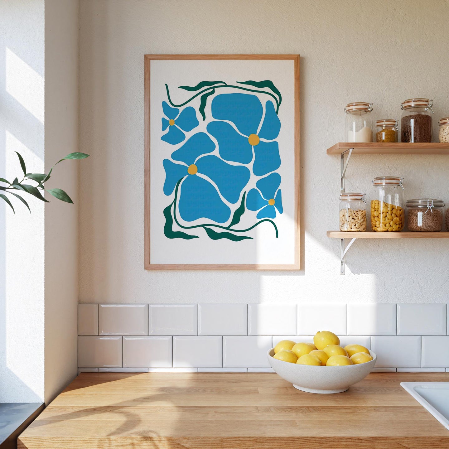 Abstract Flower Poster - Poster - Flower Poster