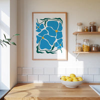 Abstract Flower Poster - Poster - Flower Poster