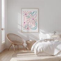 Abstract Flower Poster - Poster - Flower Poster