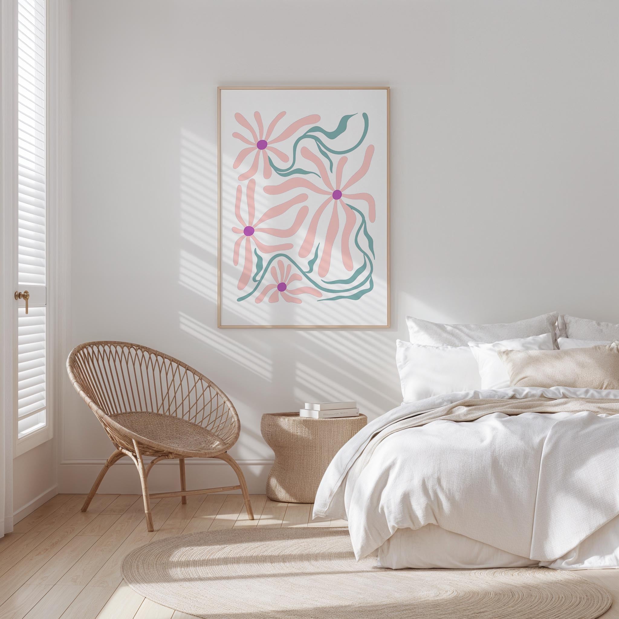Abstract Flower Poster - Poster - Flower Poster