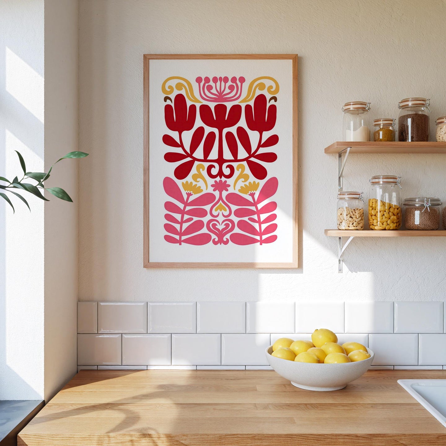 Abstract Flower Poster - Poster - Flower Poster