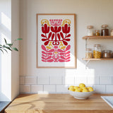 Abstract Flower Poster - Poster - Flower Poster