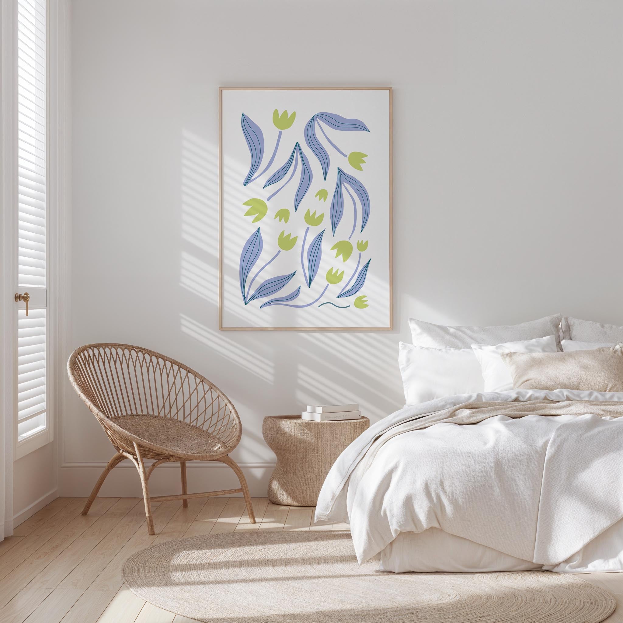 Abstract Flower Poster - Poster - Flower Poster