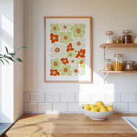 Abstract Flower Poster - Poster - Flower Poster