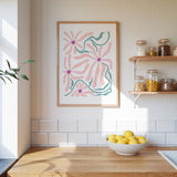Abstract Flower Poster - Poster - Flower Poster