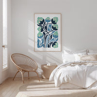 Abstract Flower Poster - Poster - Flower Poster