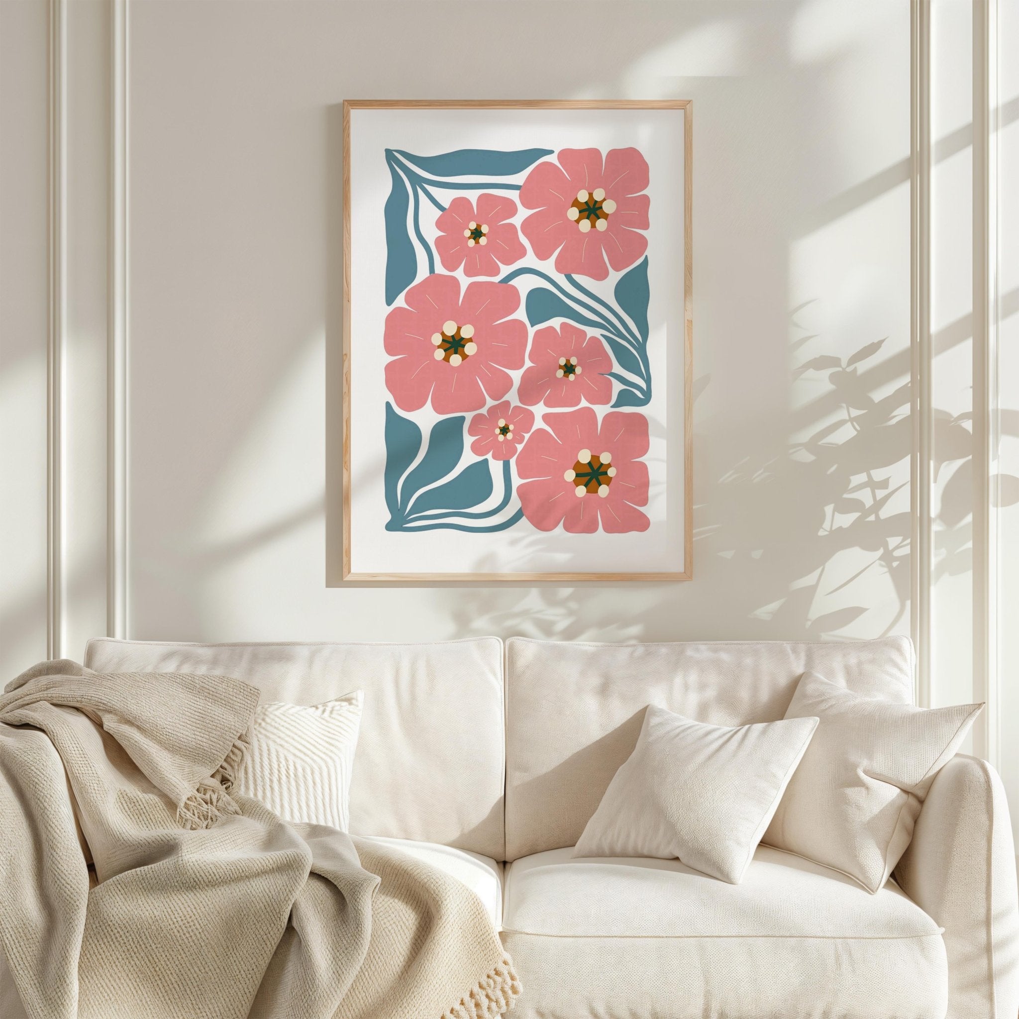 Abstract Flower Poster - Poster - Flower Poster