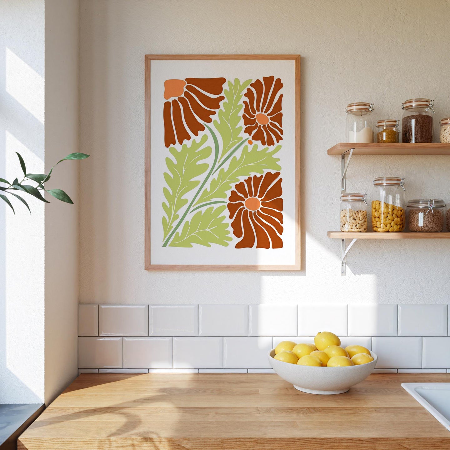 Abstract Flower Poster - Poster - Flower Poster