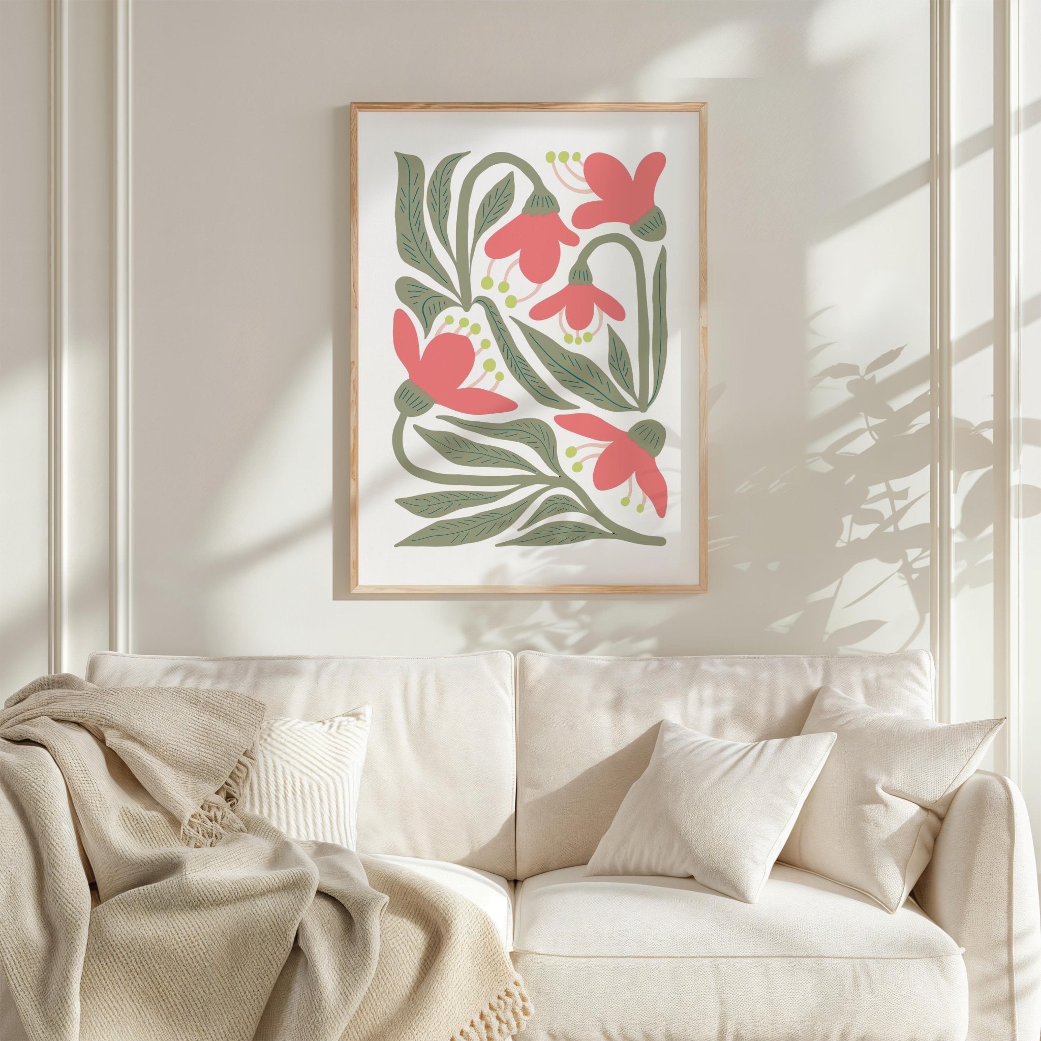 Abstract Flower Poster - Poster - Flower Poster