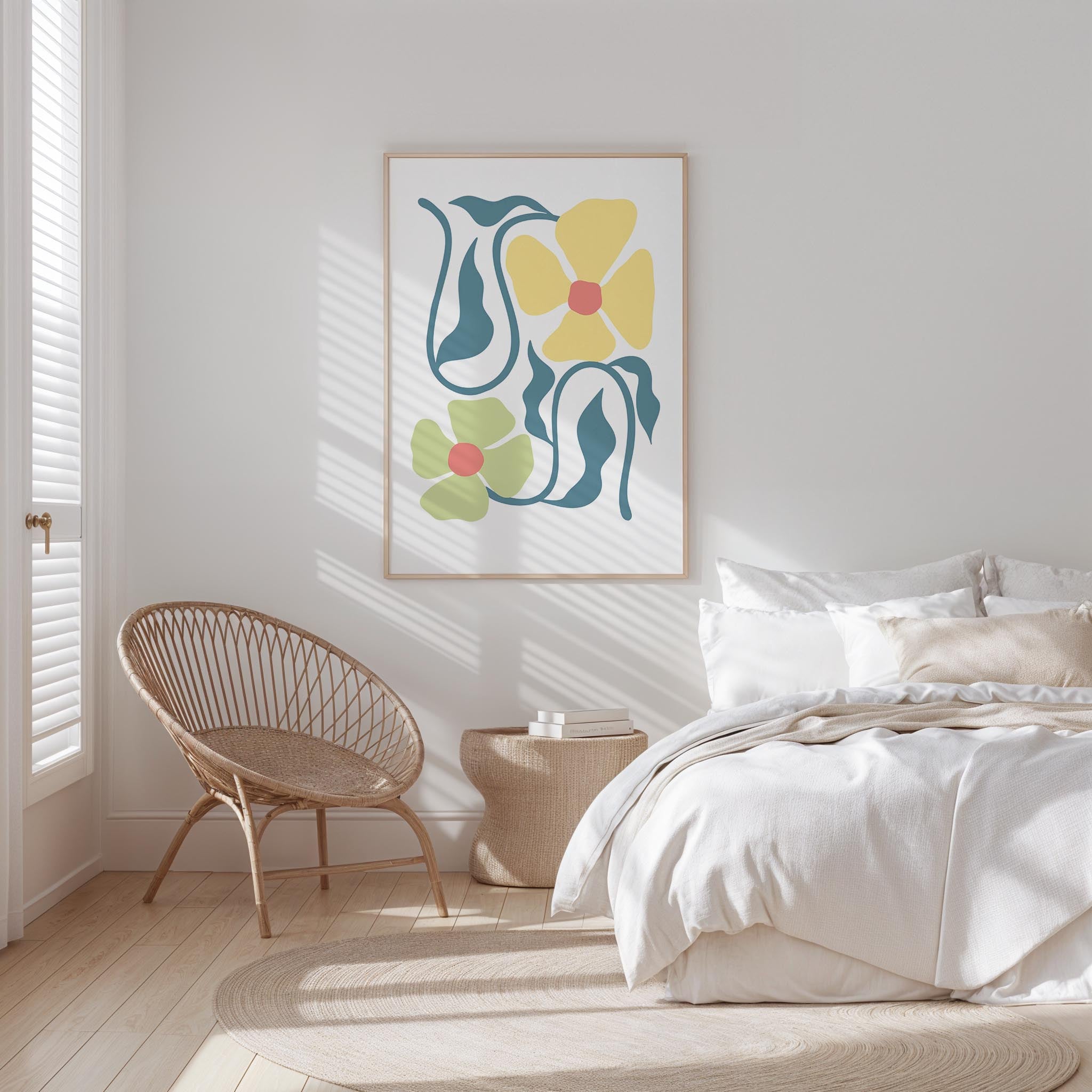 Abstract Flower Poster - Poster - Flower Poster