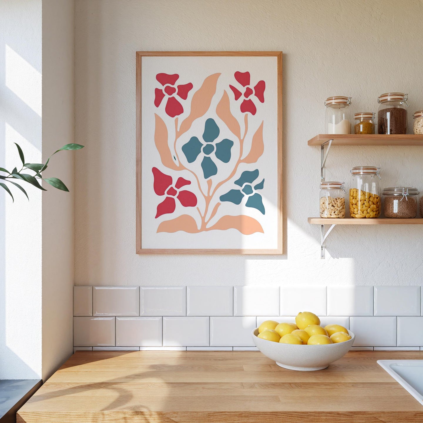 Abstract Flower Poster - Poster - Flower Poster