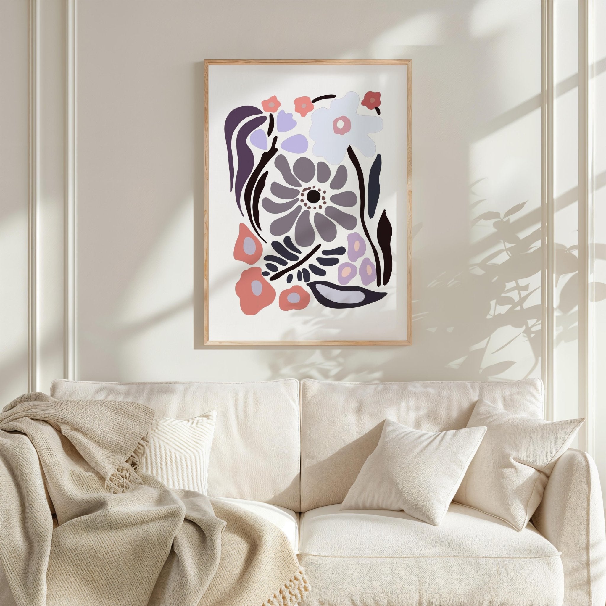 Abstract Flower Poster - Poster - Flower Poster