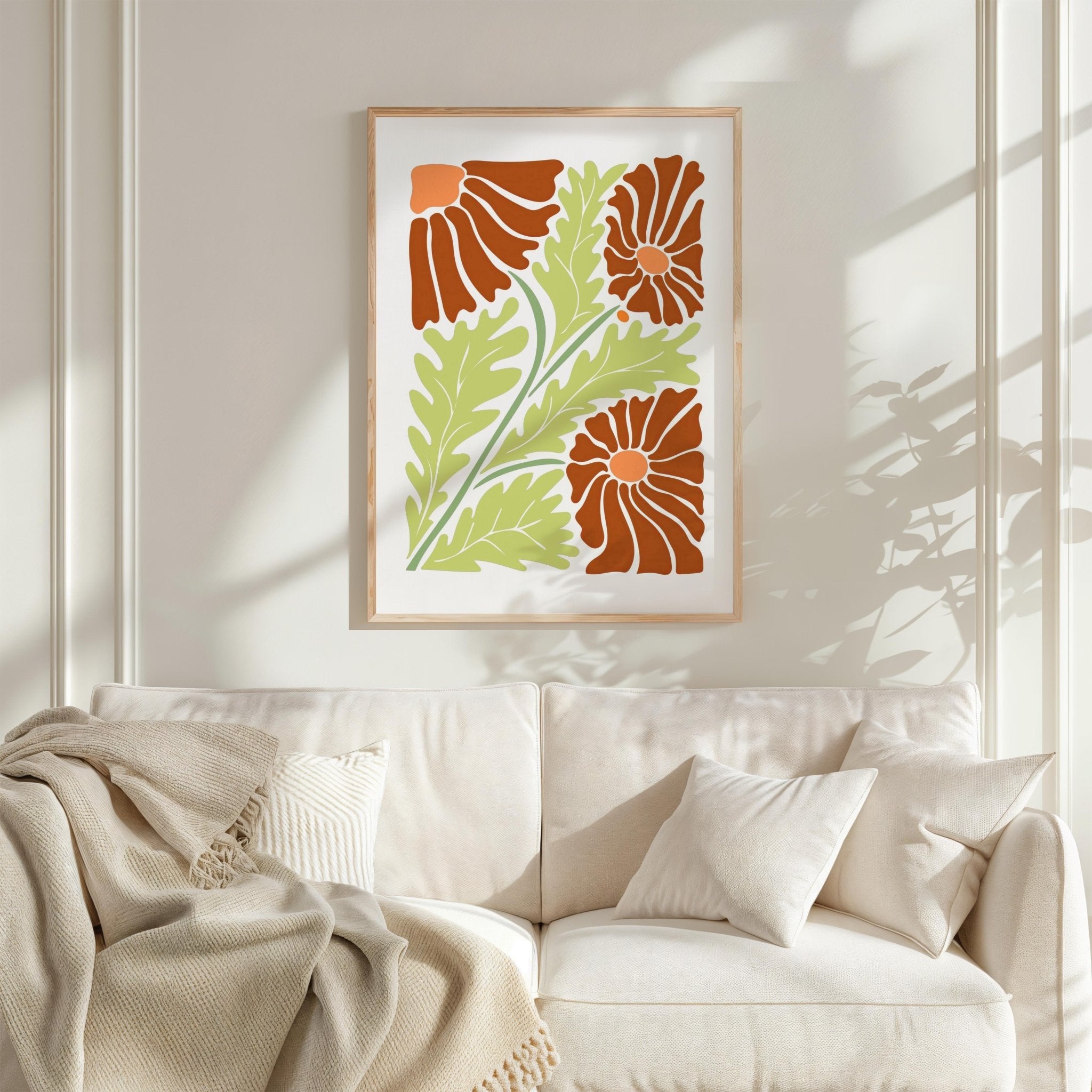 Abstract Flower Poster - Poster - Flower Poster