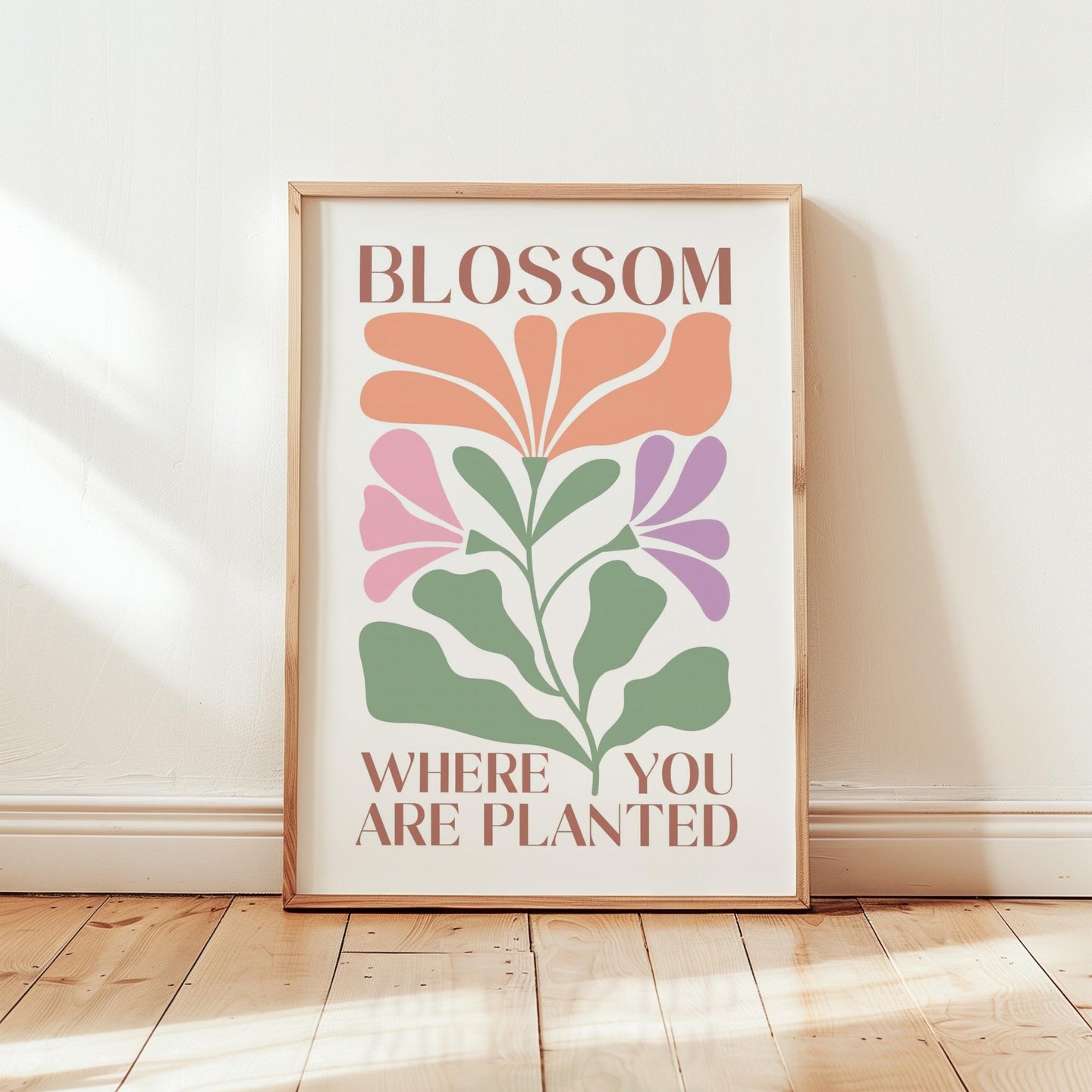 Abstract Flower Poster - Poster - Flower Poster