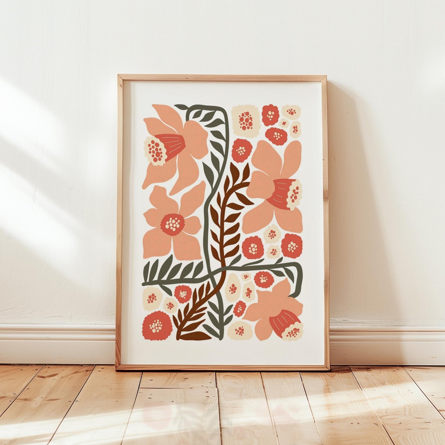 Abstract Flower Poster - Poster - Flower Poster
