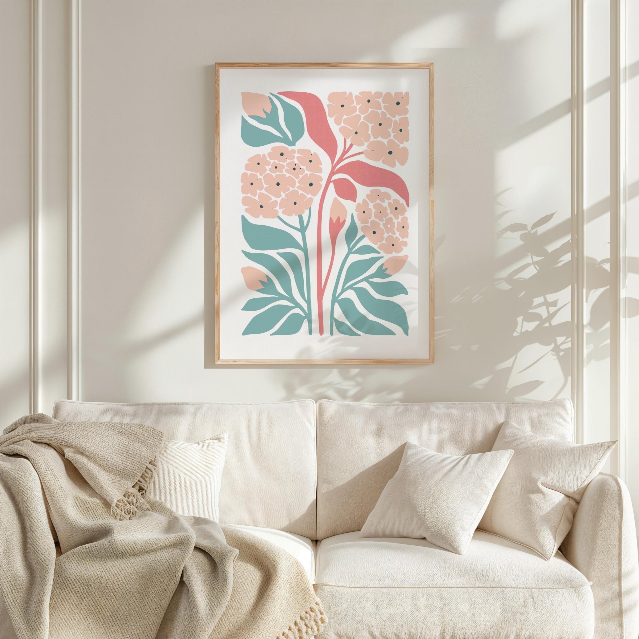 Abstract Flower Poster - Poster - Flower Poster