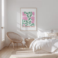 Abstract Flower Poster - Poster - Flower Poster