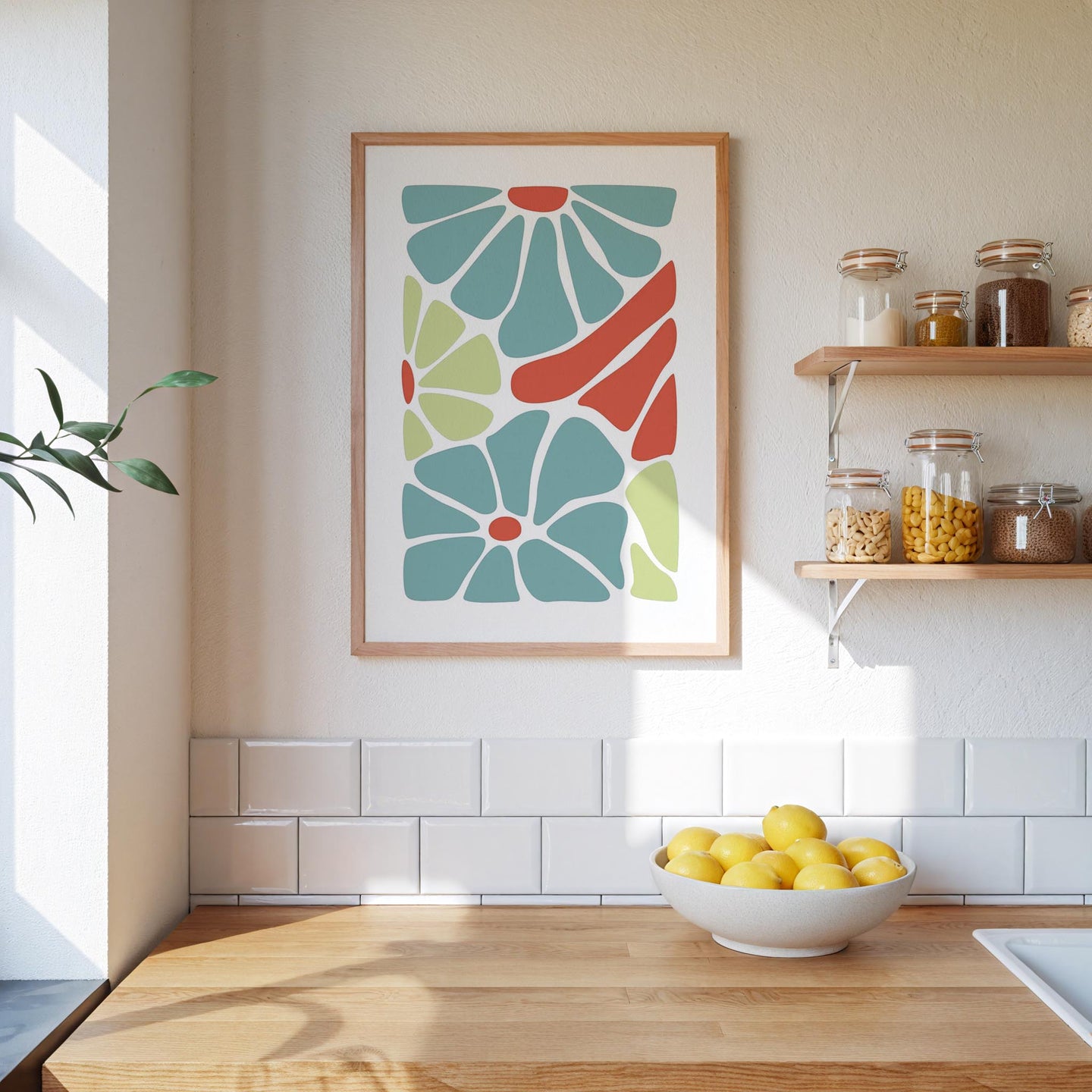 Abstract Flower Poster - Poster - Flower Poster