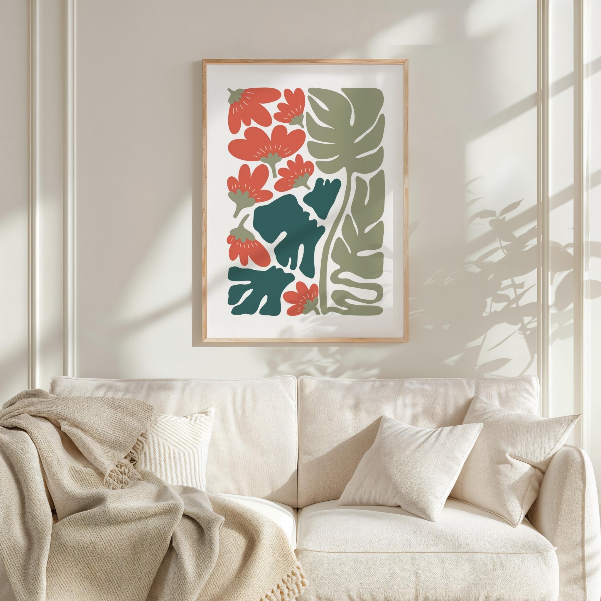 Abstract Flower Poster - Poster - Flower Poster