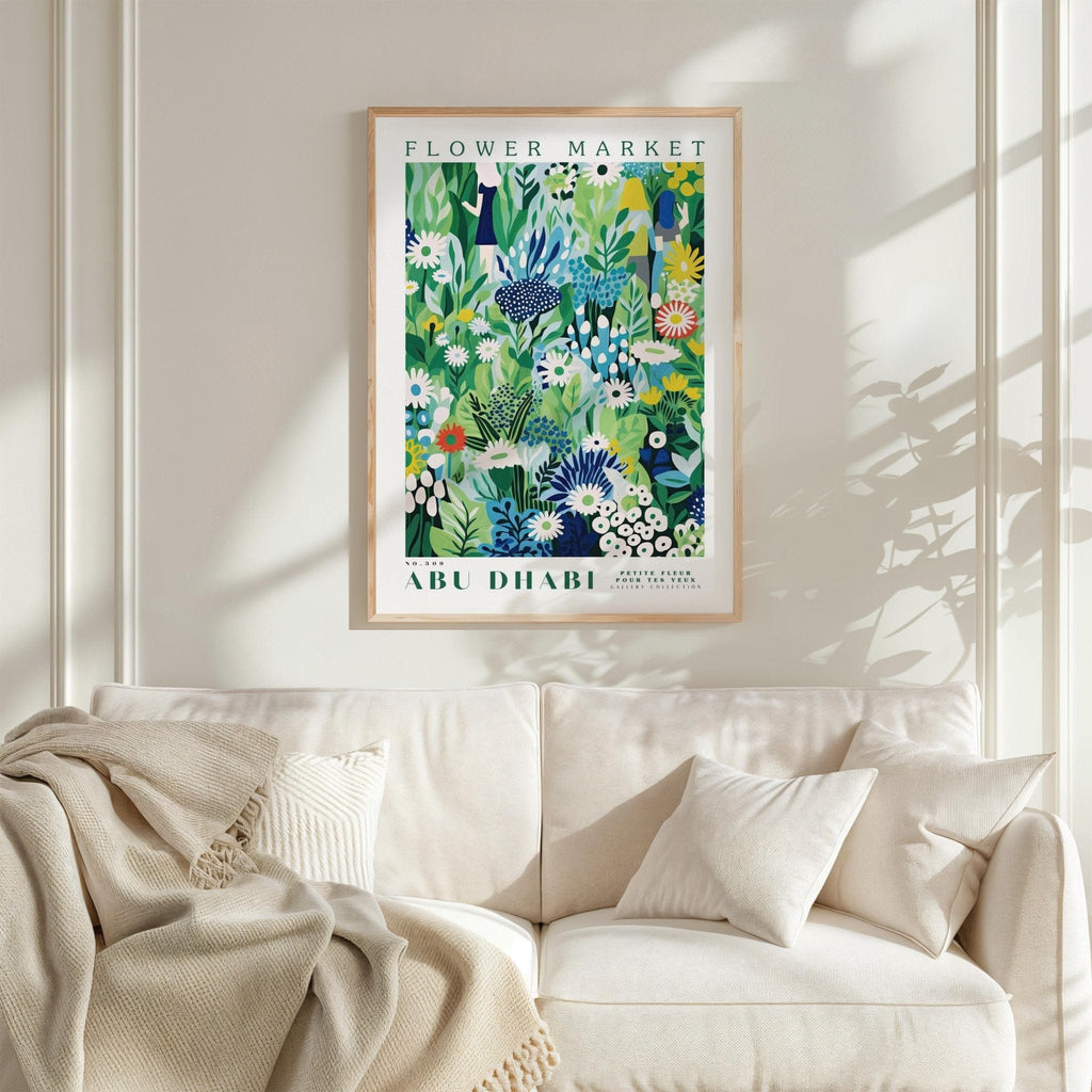 Abu Dhabi Flower Market Poster - Poster - Flower Poster