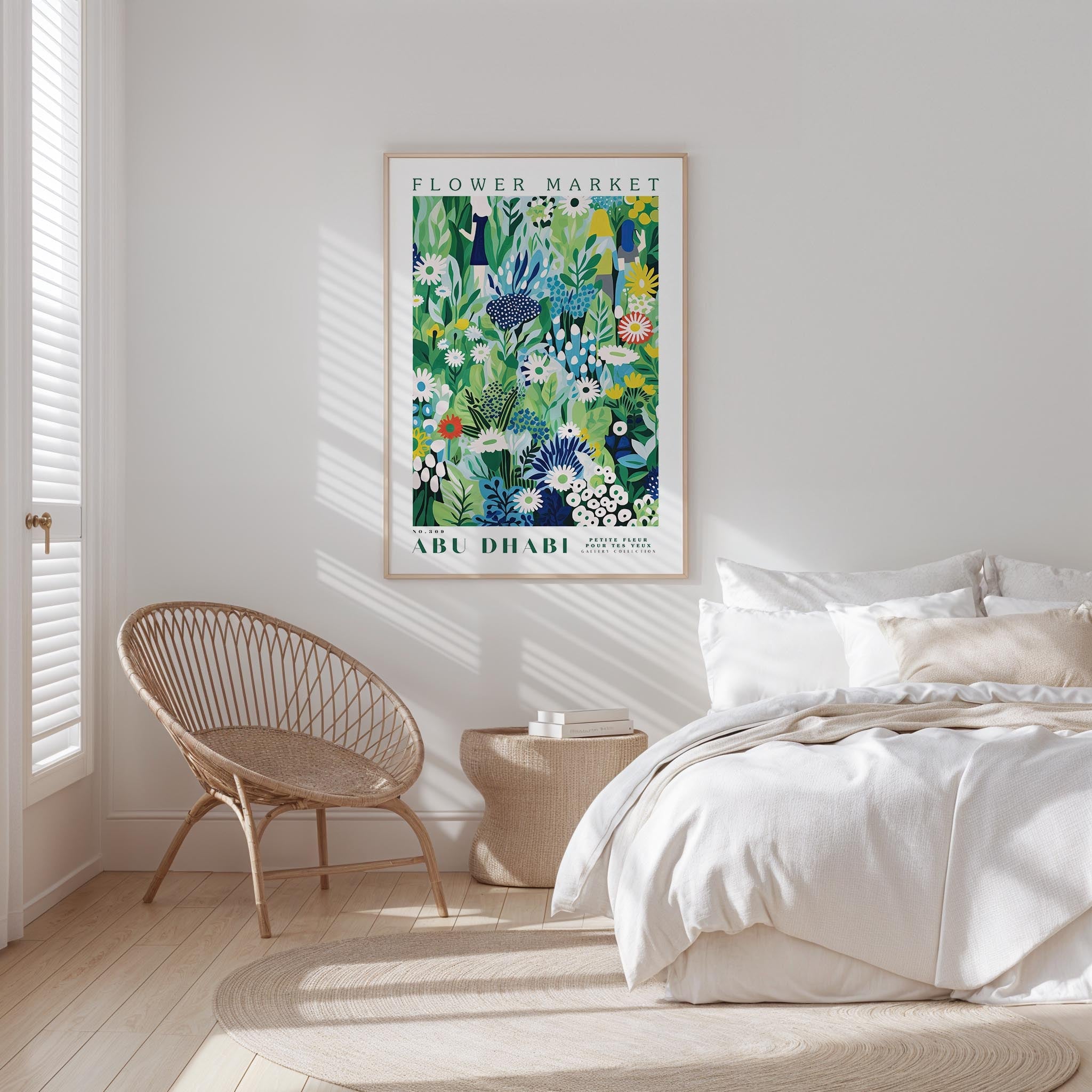 Abu Dhabi Flower Market Poster - Poster - Flower Poster