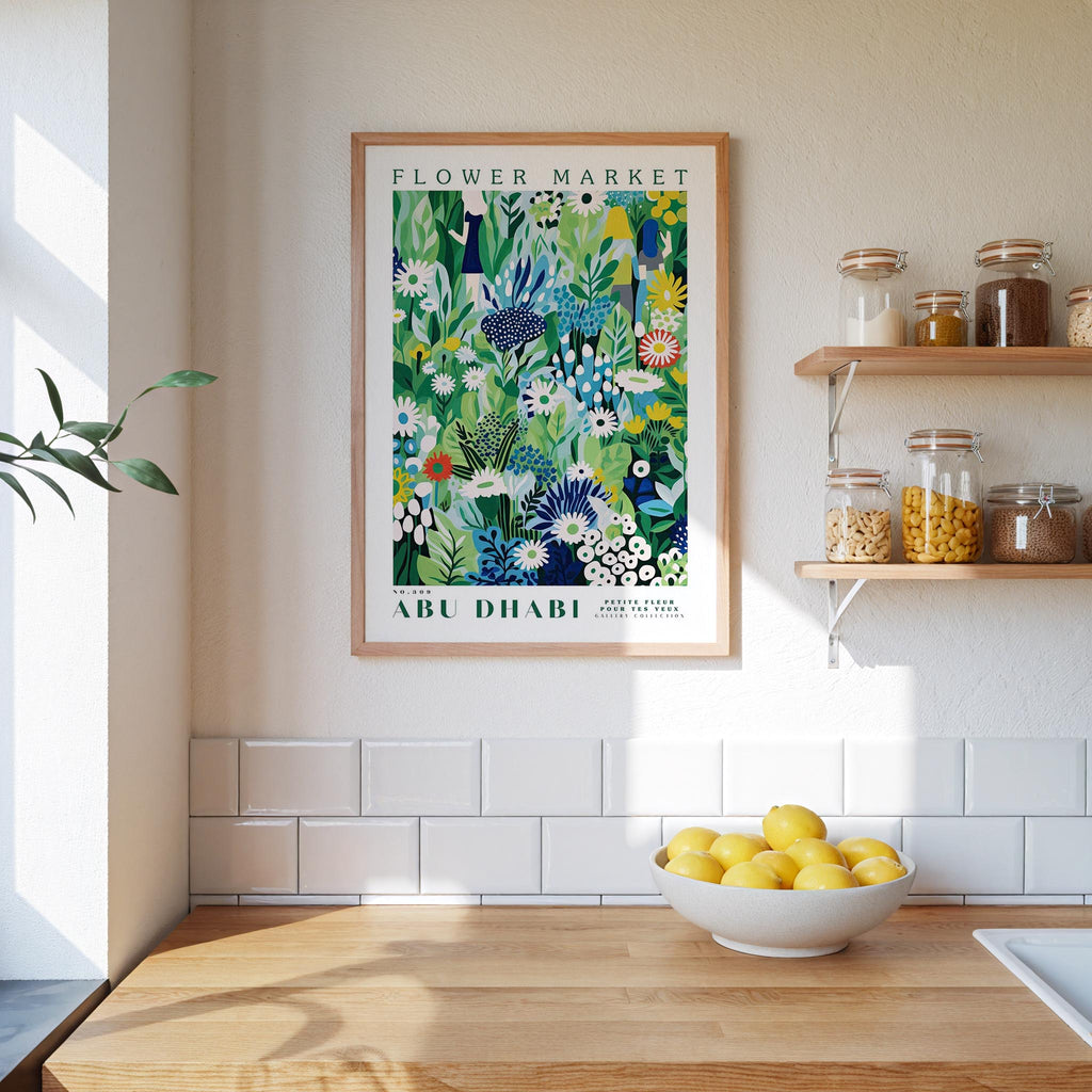 Abu Dhabi Flower Market Poster - Poster - Flower Poster