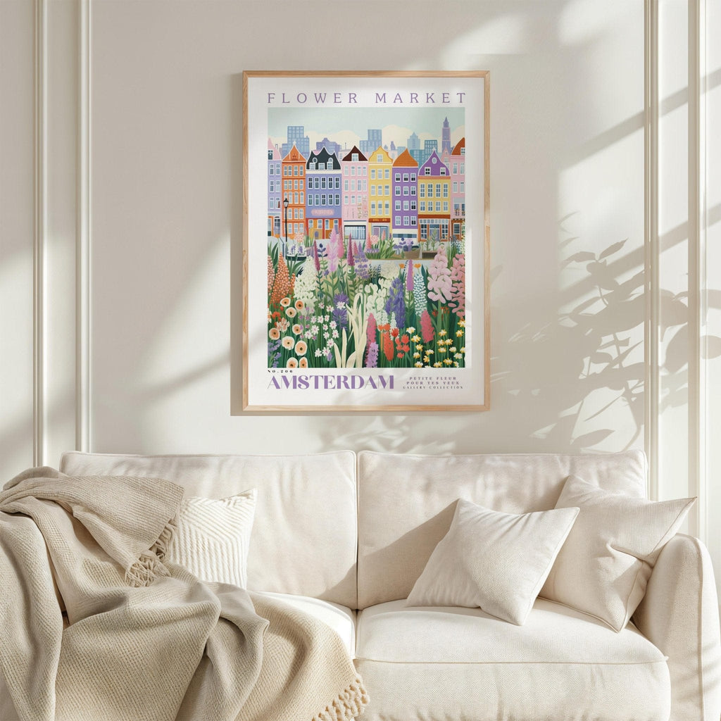 Amsterdam Flower Market Poster - Poster - Flower Poster