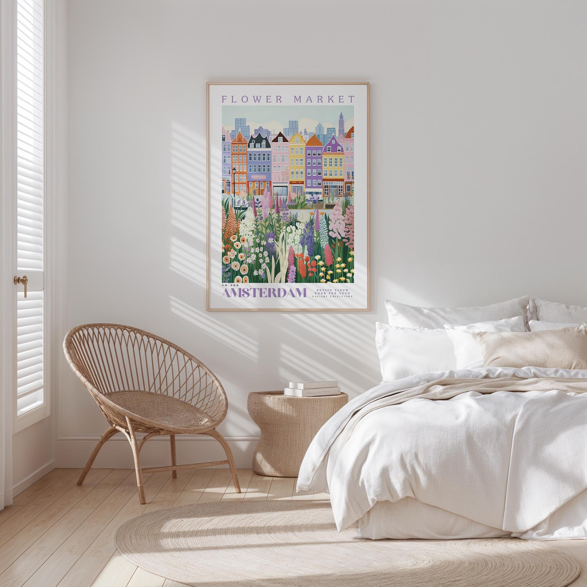 Amsterdam Flower Market Poster - Poster - Flower Poster