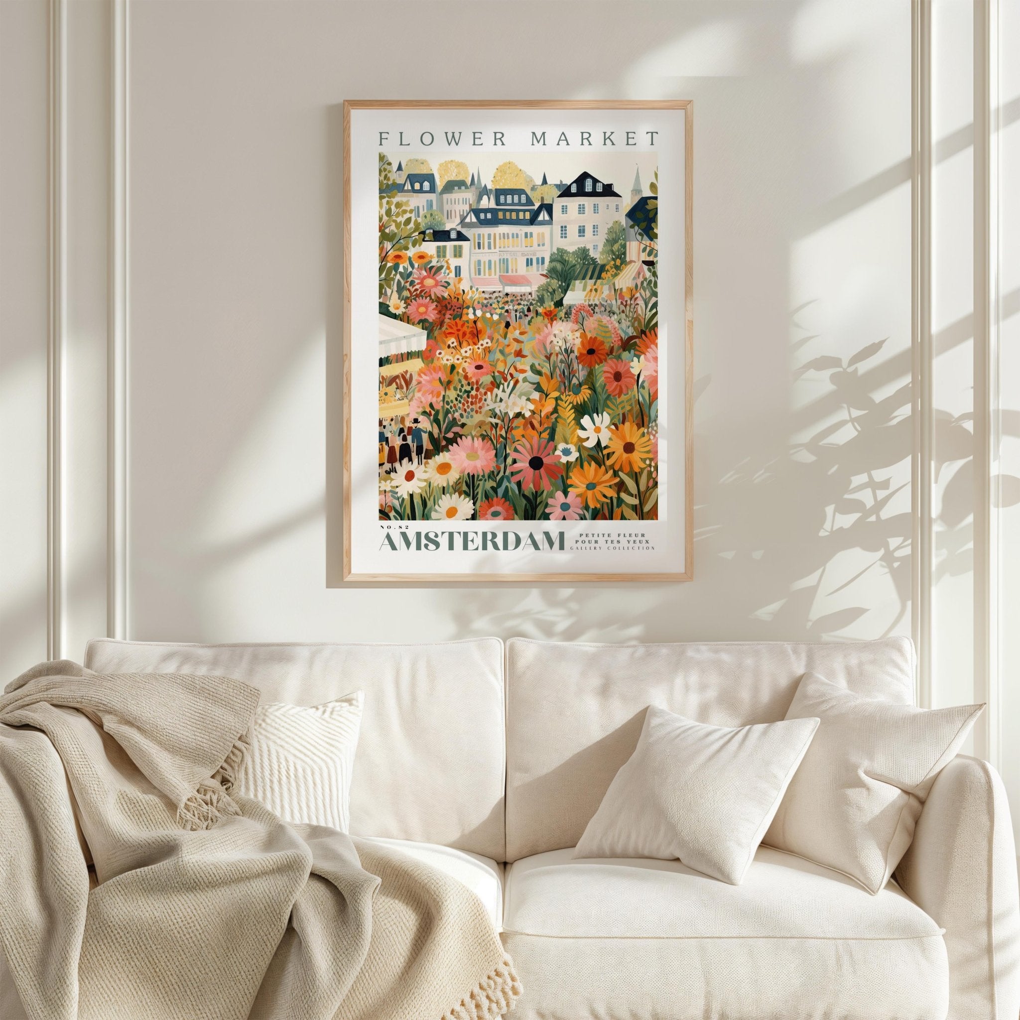Amsterdam Flower Market Poster - Poster - Flower Poster