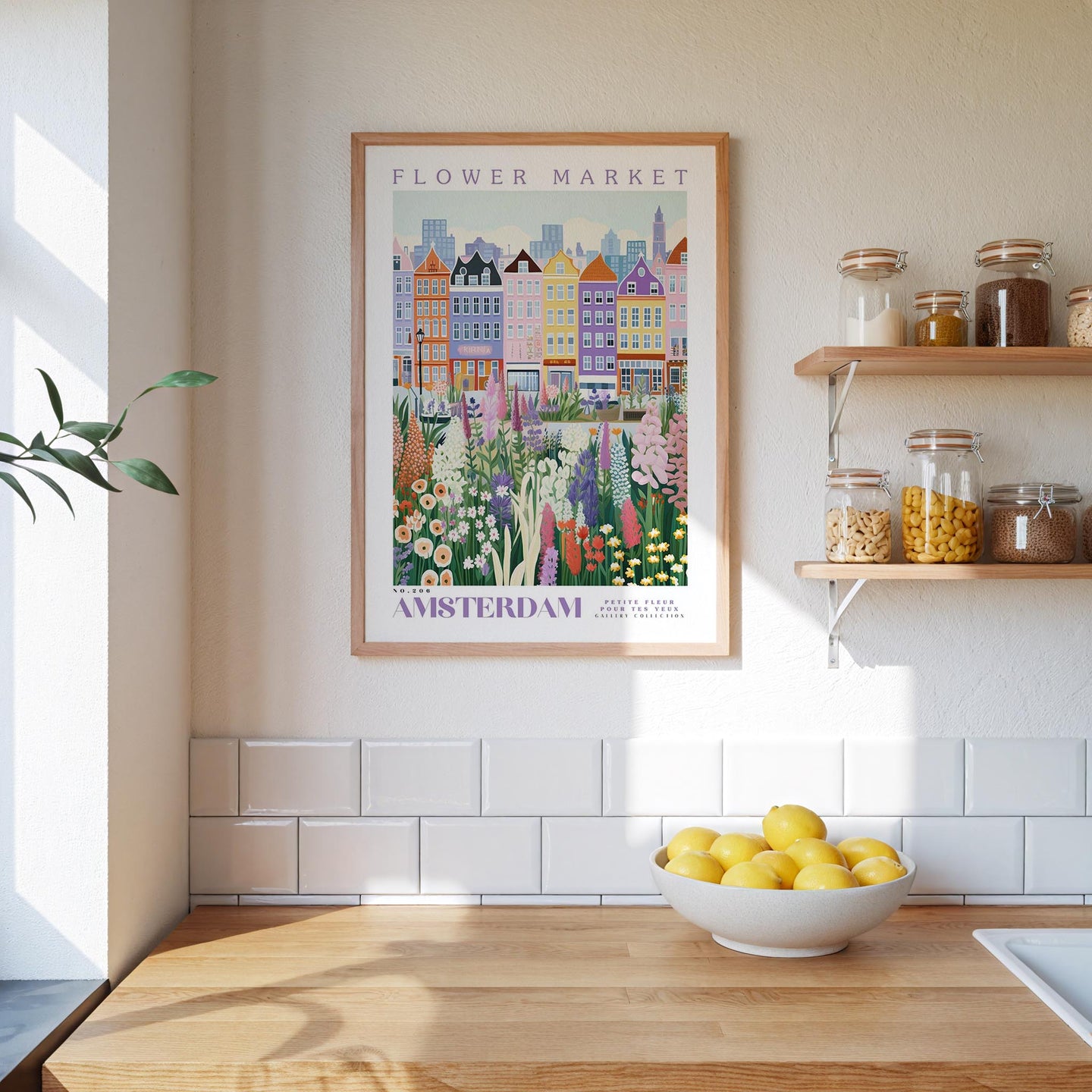 Amsterdam Flower Market Poster - Poster - Flower Poster