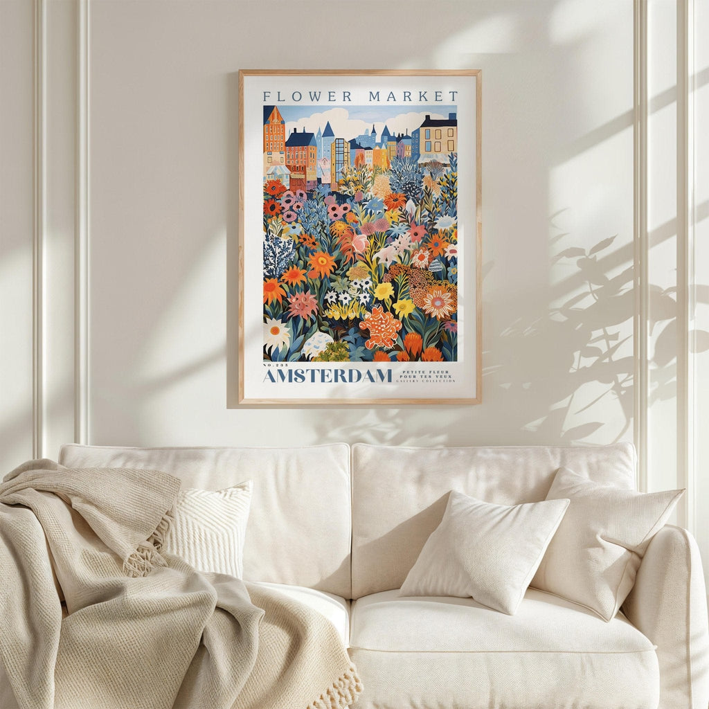 Amsterdam Flower Market Poster - Poster - Flower Poster