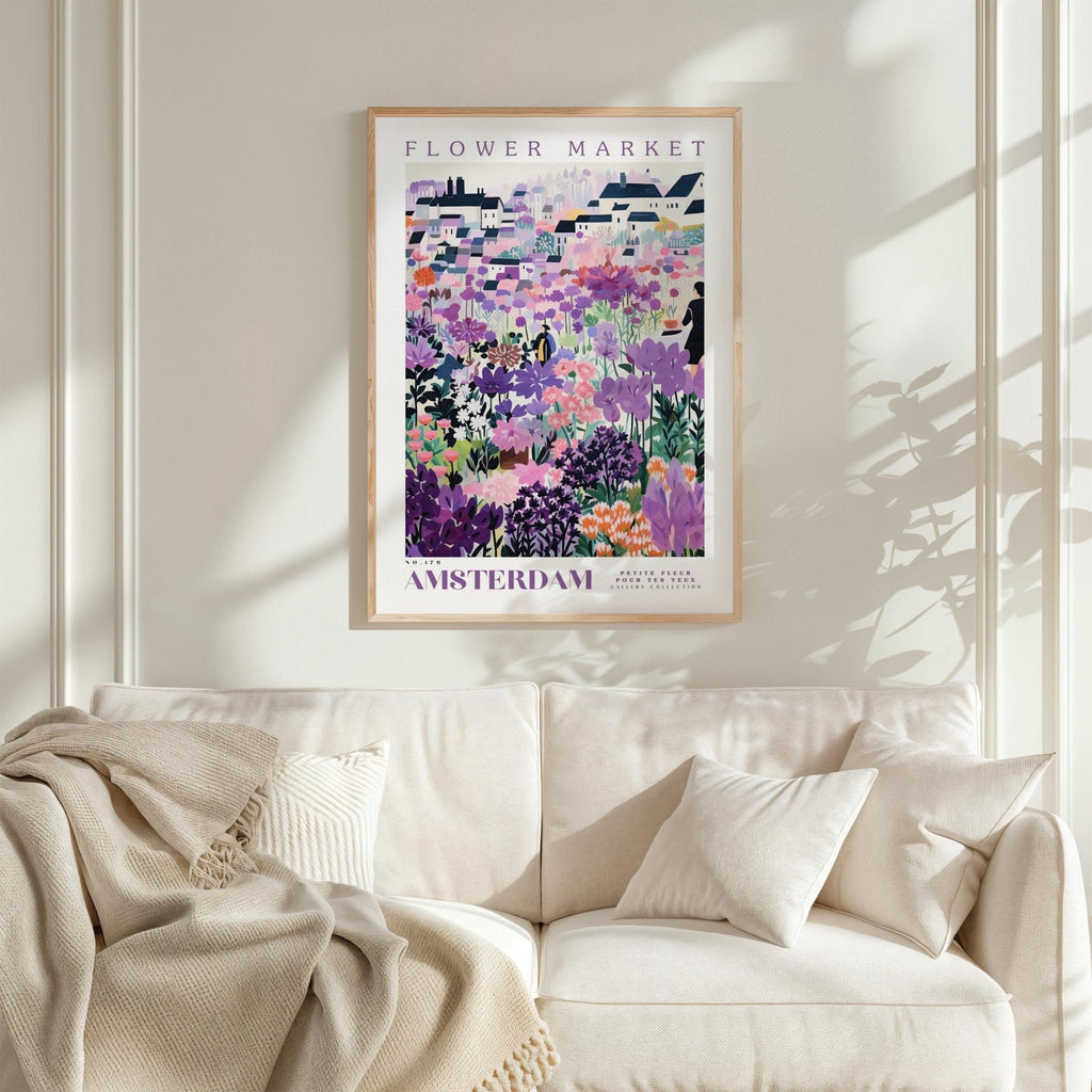 Amsterdam Flower Market Poster - Posters - Flower Poster