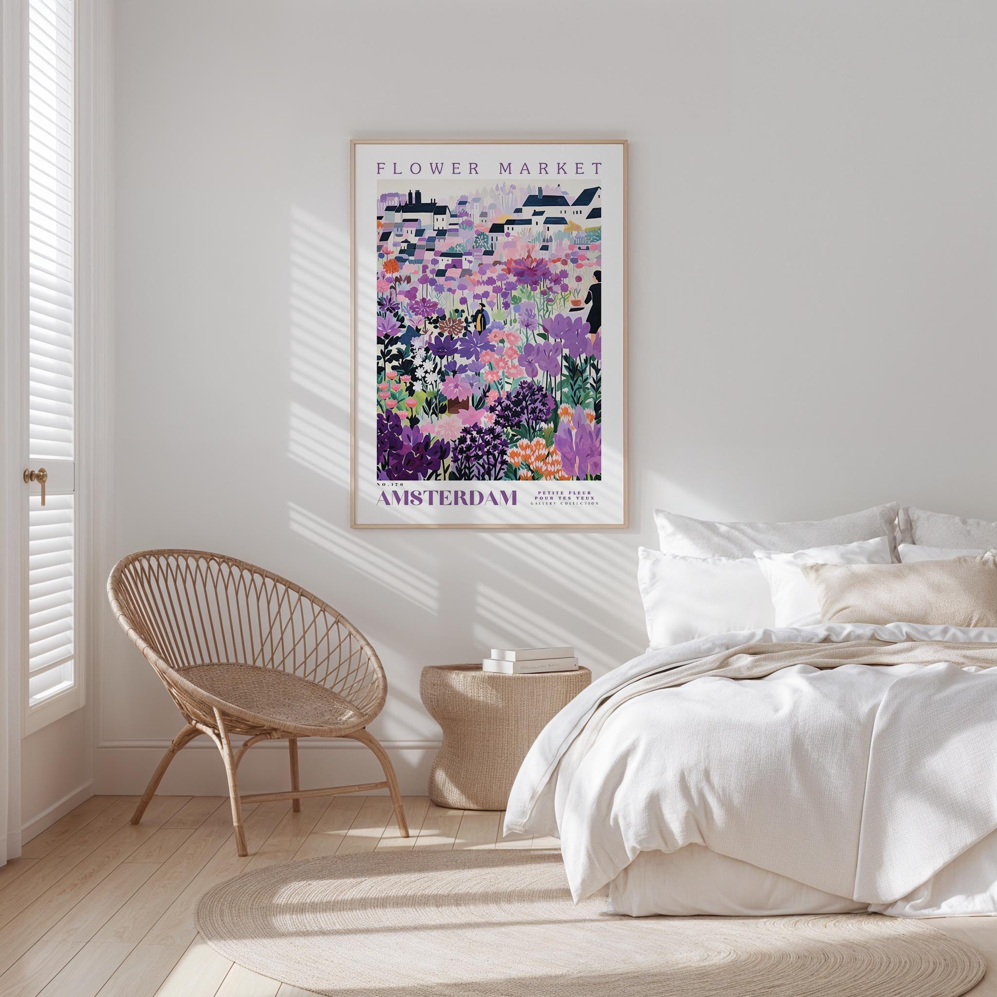 Amsterdam Flower Market Poster - Posters - Flower Poster