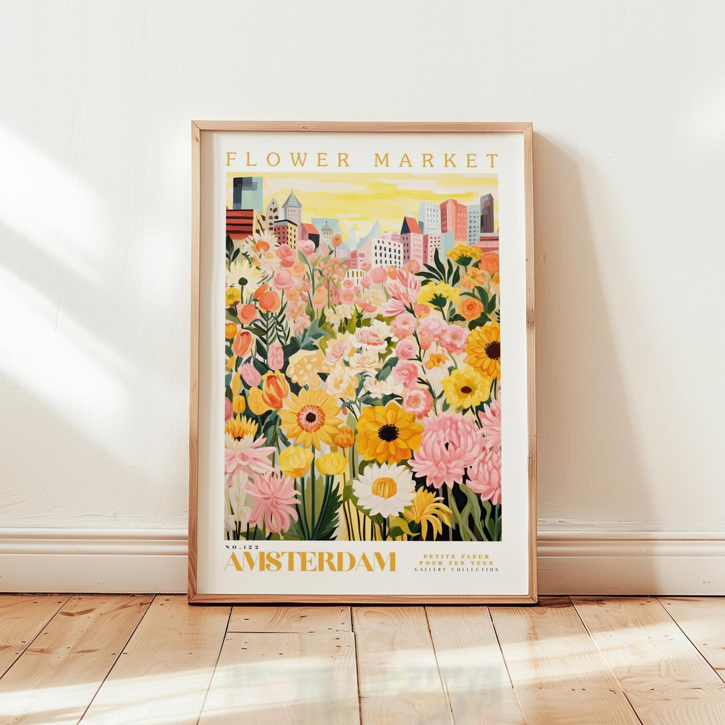Amsterdam Flower Market Poster - Posters - Flower Poster