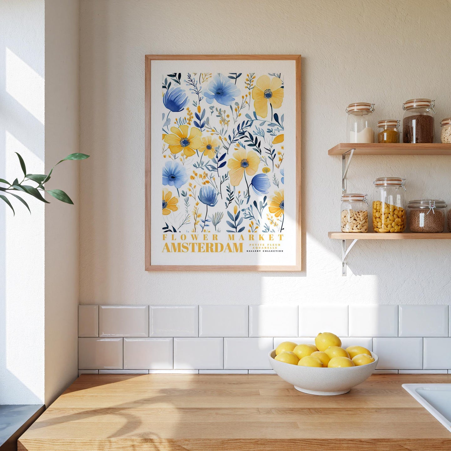 Amsterdam Flower Market Poster - Posters - Flower Poster