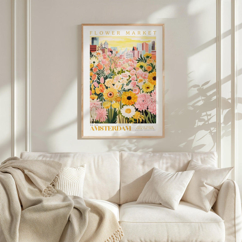 Amsterdam Flower Market Poster - Posters - Flower Poster