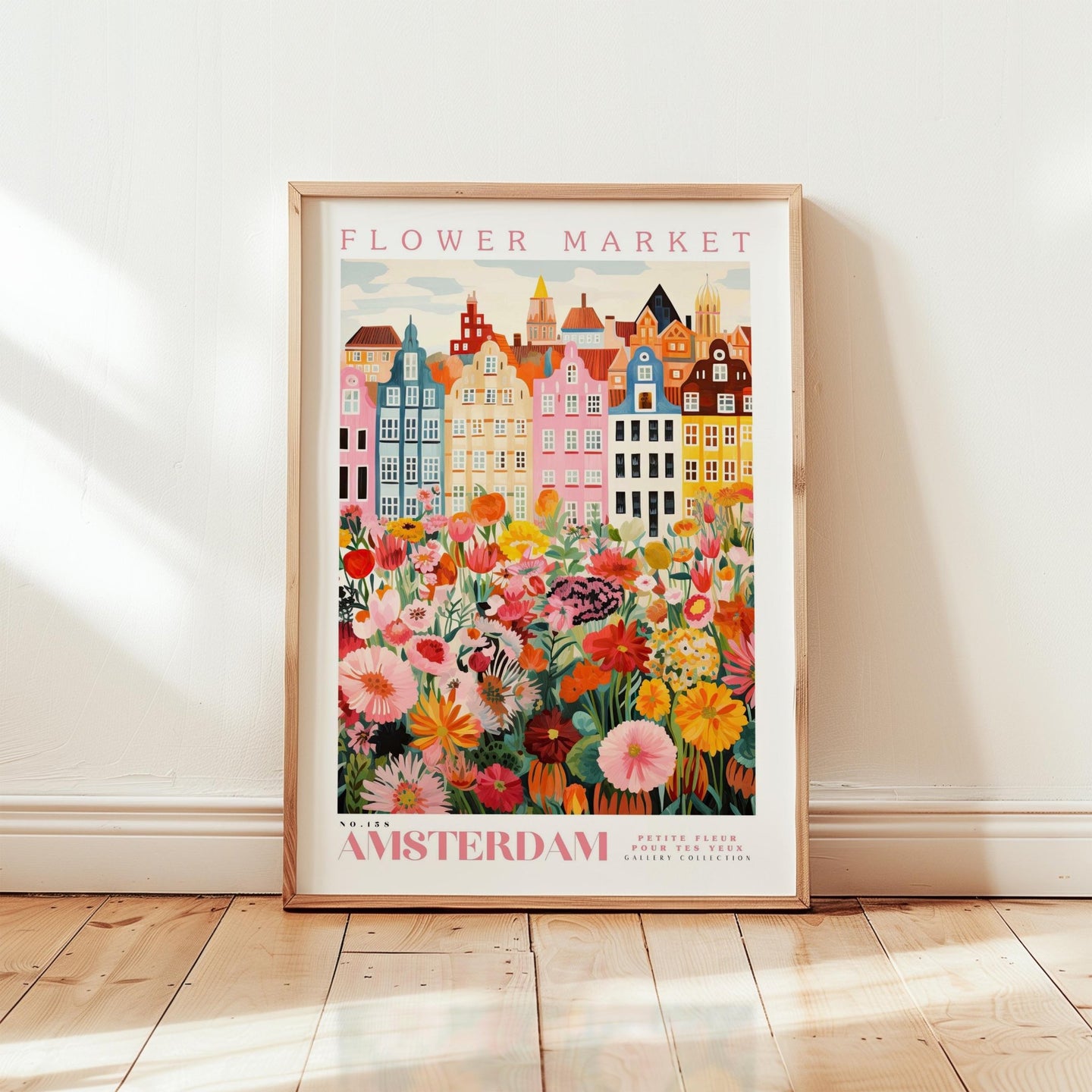 Amsterdam Flower Market Poster - Posters - Flower Poster