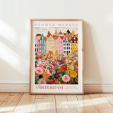 Amsterdam Flower Market Poster - Posters - Flower Poster
