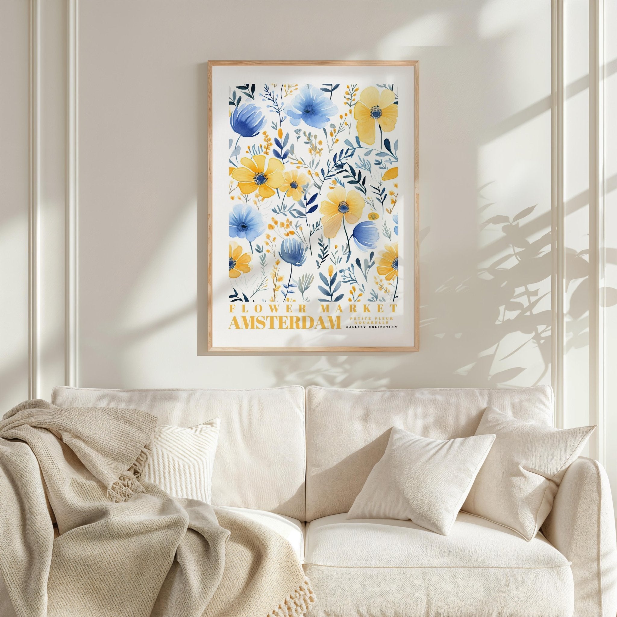 Amsterdam Flower Market Poster - Posters - Flower Poster