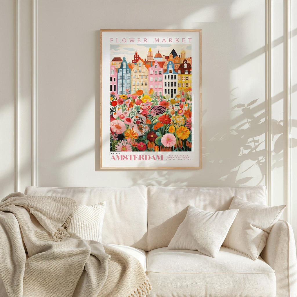 Amsterdam Flower Market Poster - Posters - Flower Poster