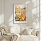 Arezzo Flower Market Poster - Posters - Flower Poster